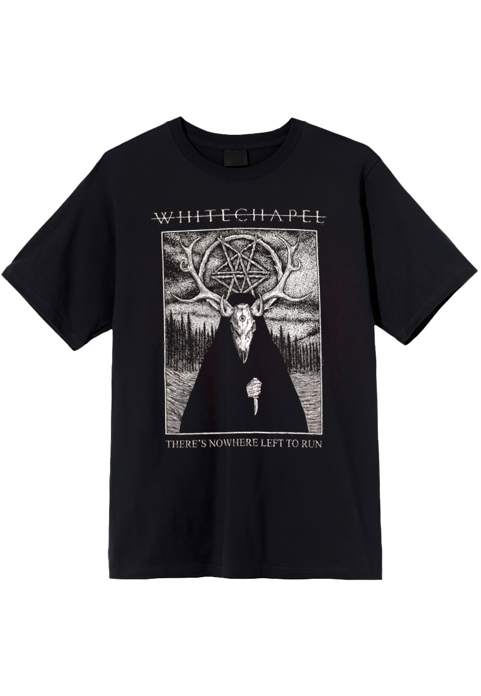 Whitechapel - Nowhere Left To Run Acid Washed - T-Shirt | Neutral-Image