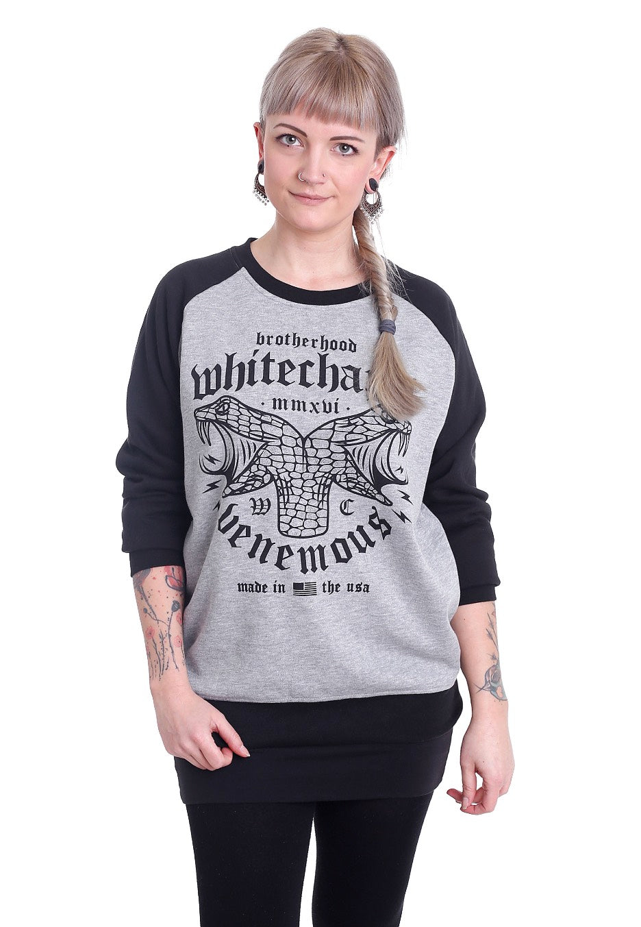 Whitechapel - Venemous Sportsgrey/Black - Sweater | Women-Image