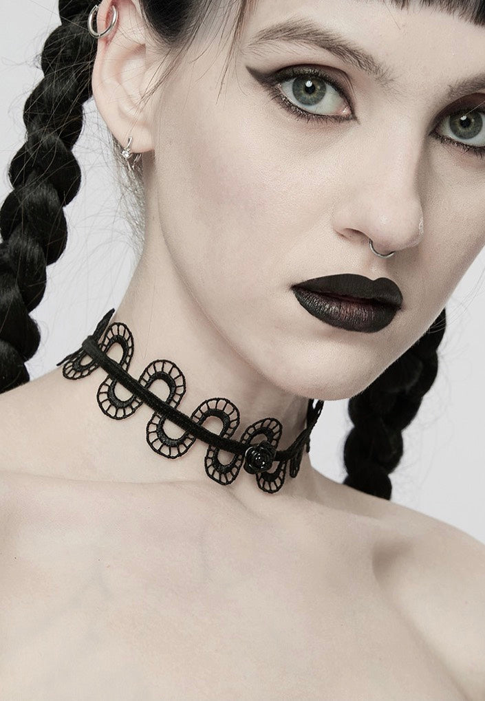 Punk Rave - Wiccan Ritual Snake Black - Choker | Neutral-Image