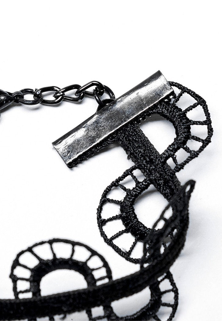 Punk Rave - Wiccan Ritual Snake Black - Choker | Neutral-Image