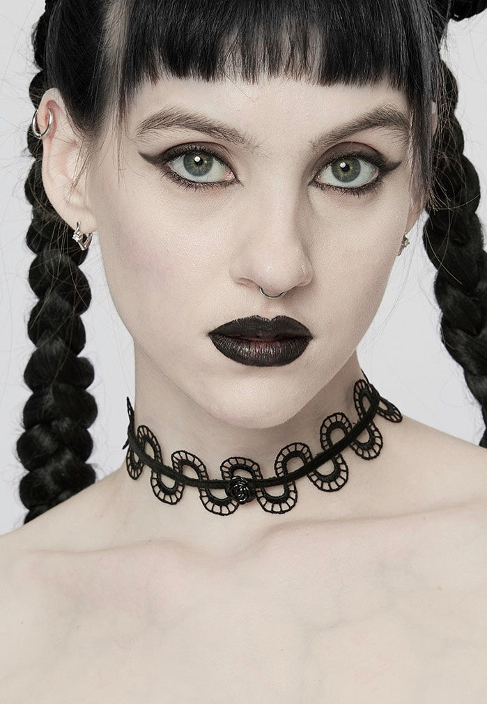 Punk Rave - Wiccan Ritual Snake Black - Choker | Neutral-Image