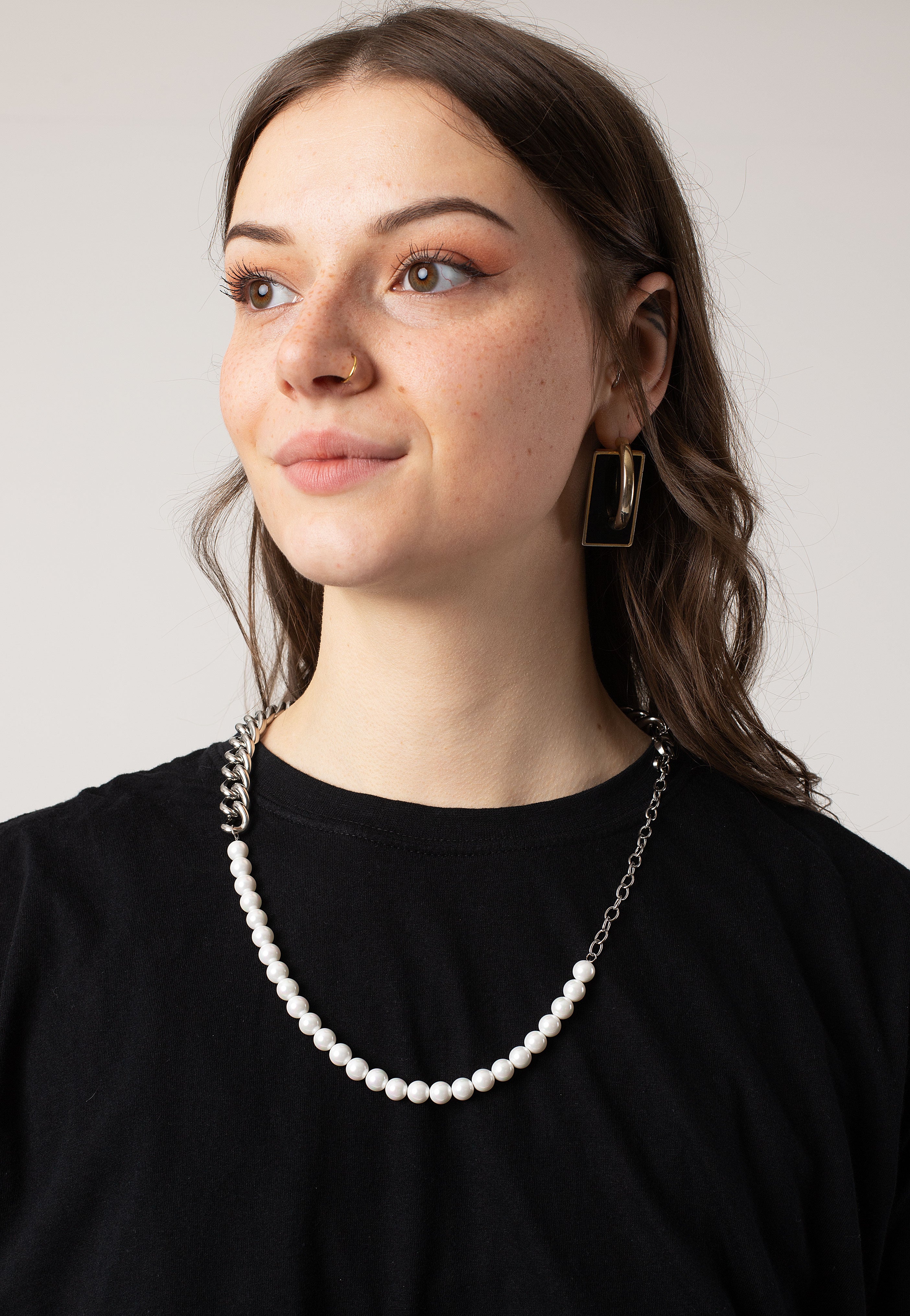 Wildcat - Chunky Pearl - Necklace | Neutral-Image