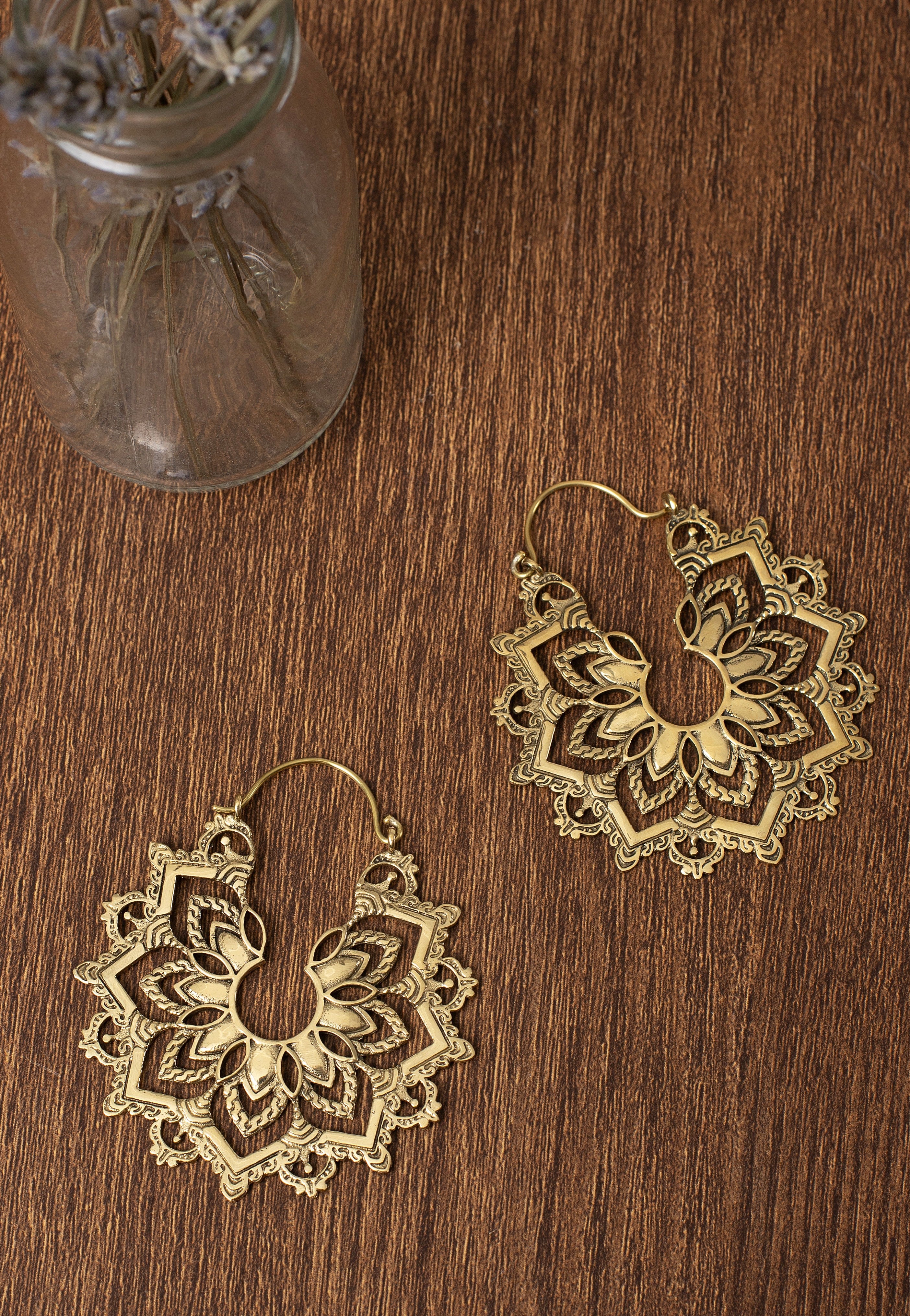 Wildcat - Golden Sunburst - Earrings | Neutral-Image