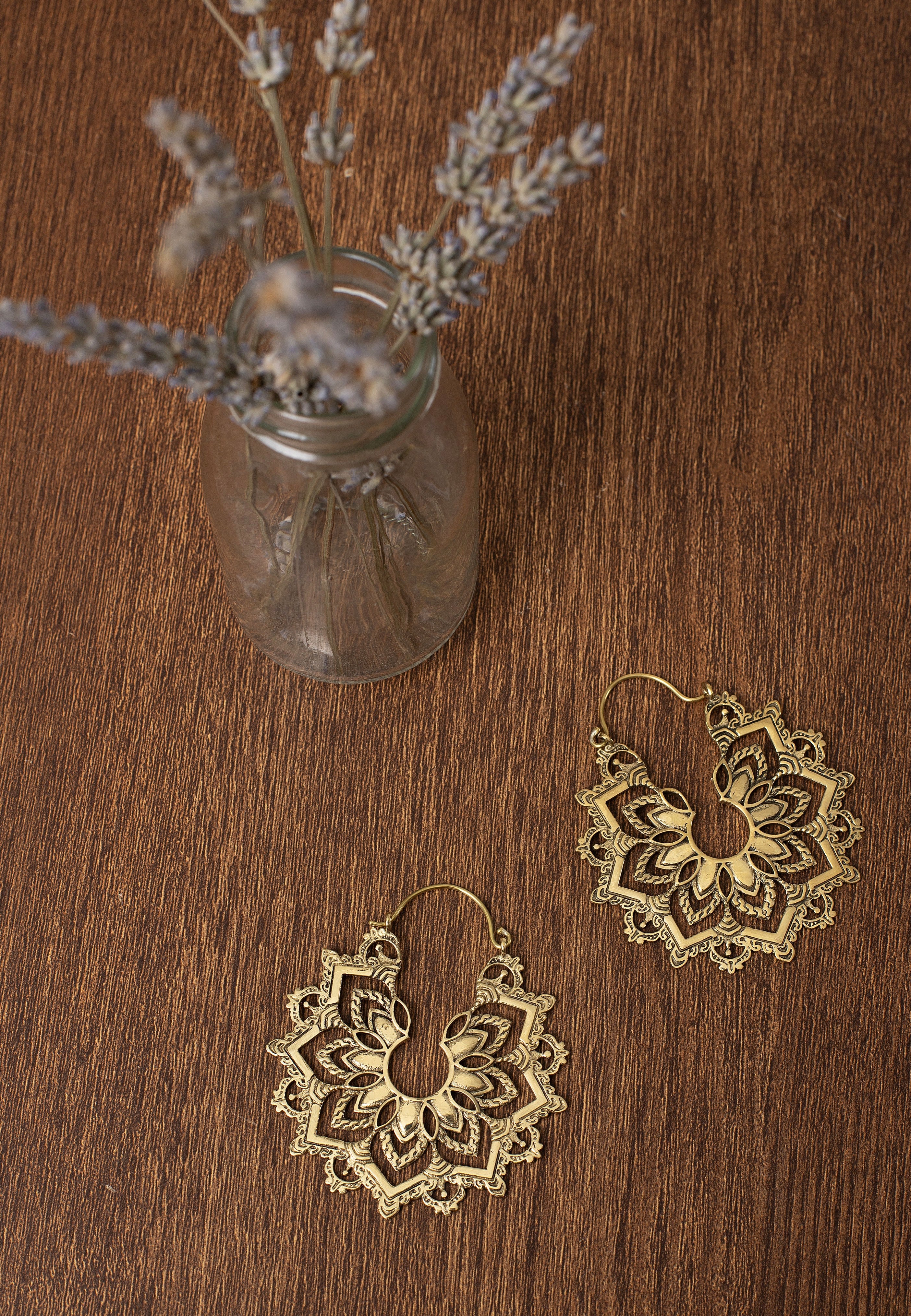 Wildcat - Golden Sunburst - Earrings | Neutral-Image