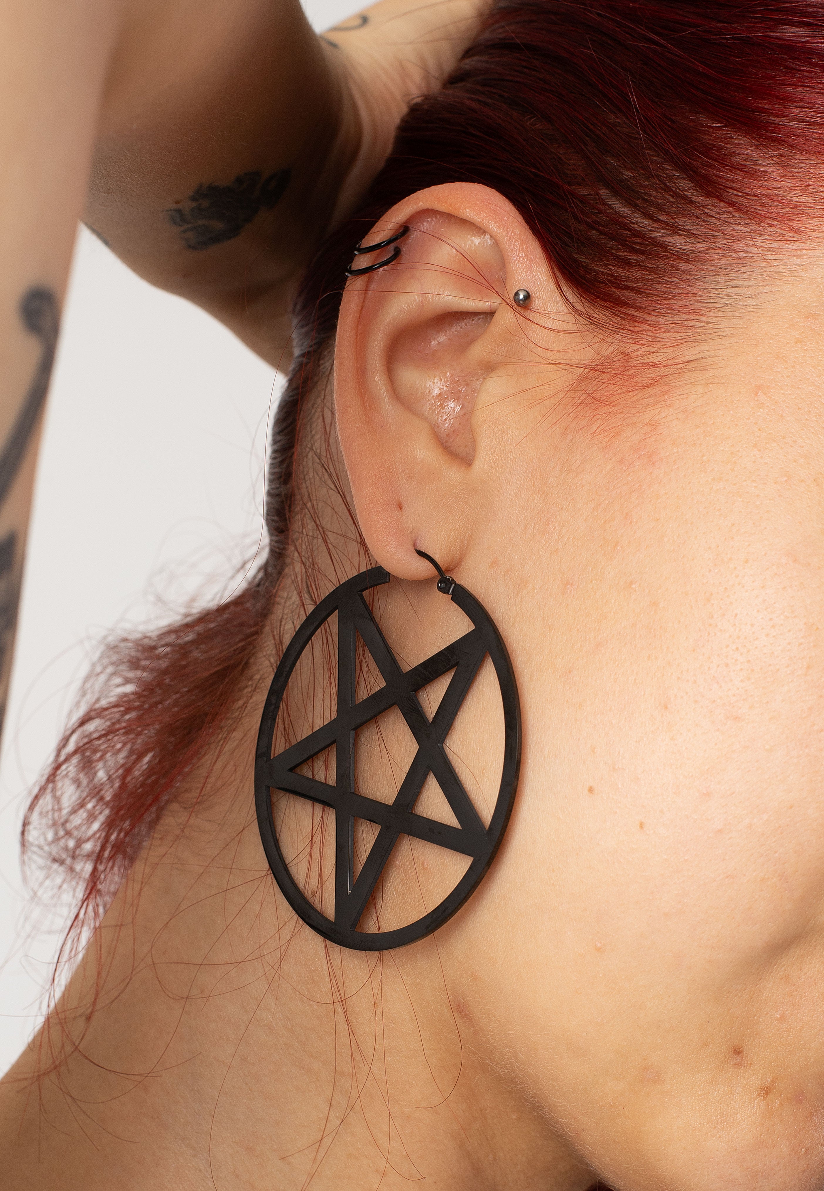 Wildcat - Pentagram - Earrings | Neutral-Image