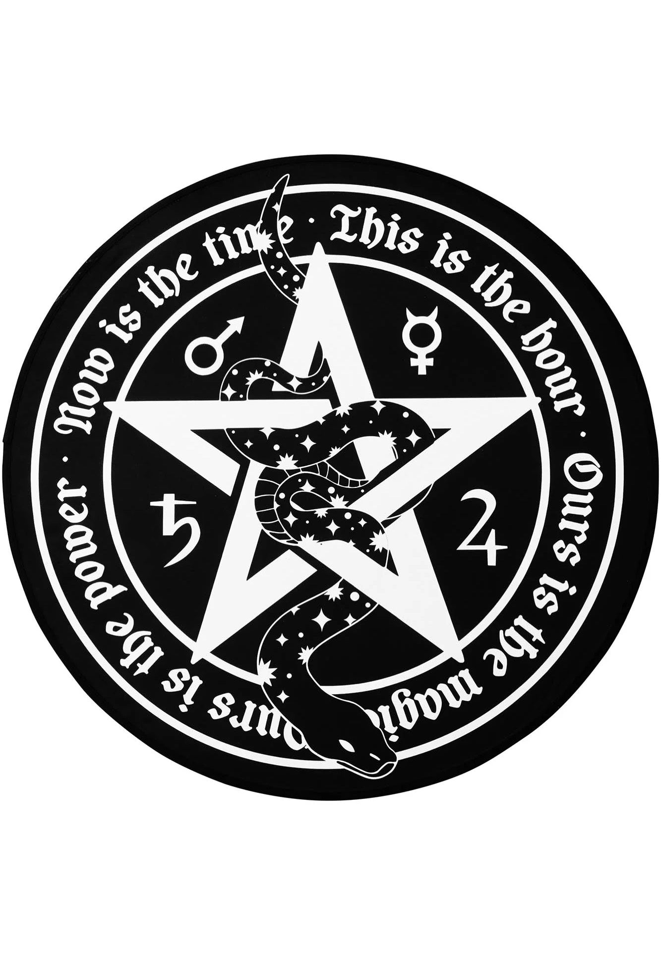 Killstar - Witchy Round Black - Rug | Neutral-Image