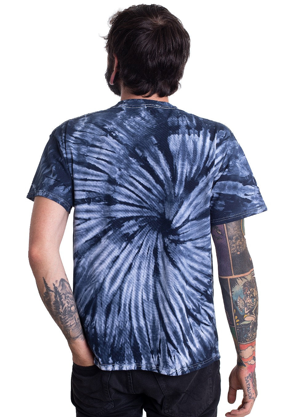 With Confidence - Skull Blue Tie Dye - T-Shirt | Men-Image