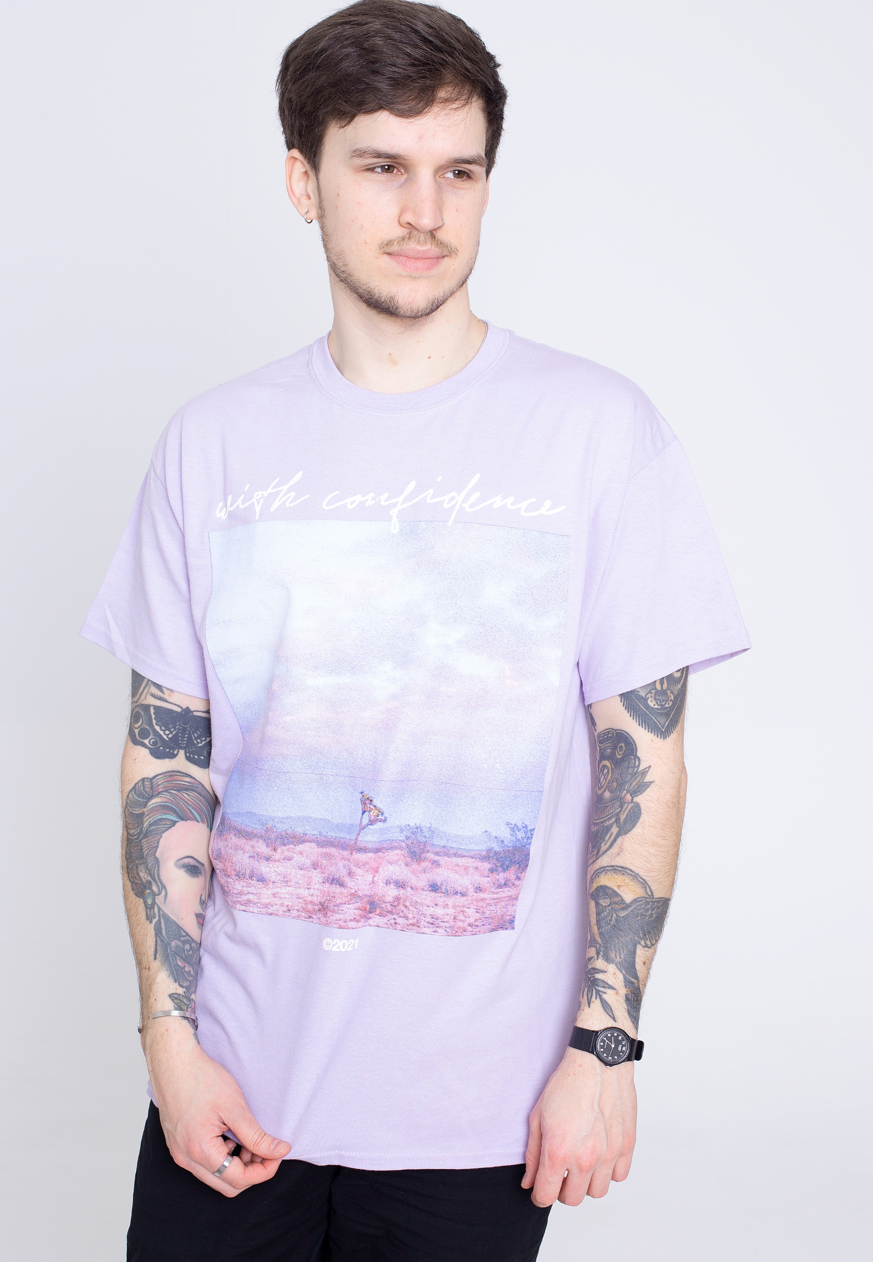 With Confidence - With Confidence Cover Orchid - T-Shirt | Men-Image