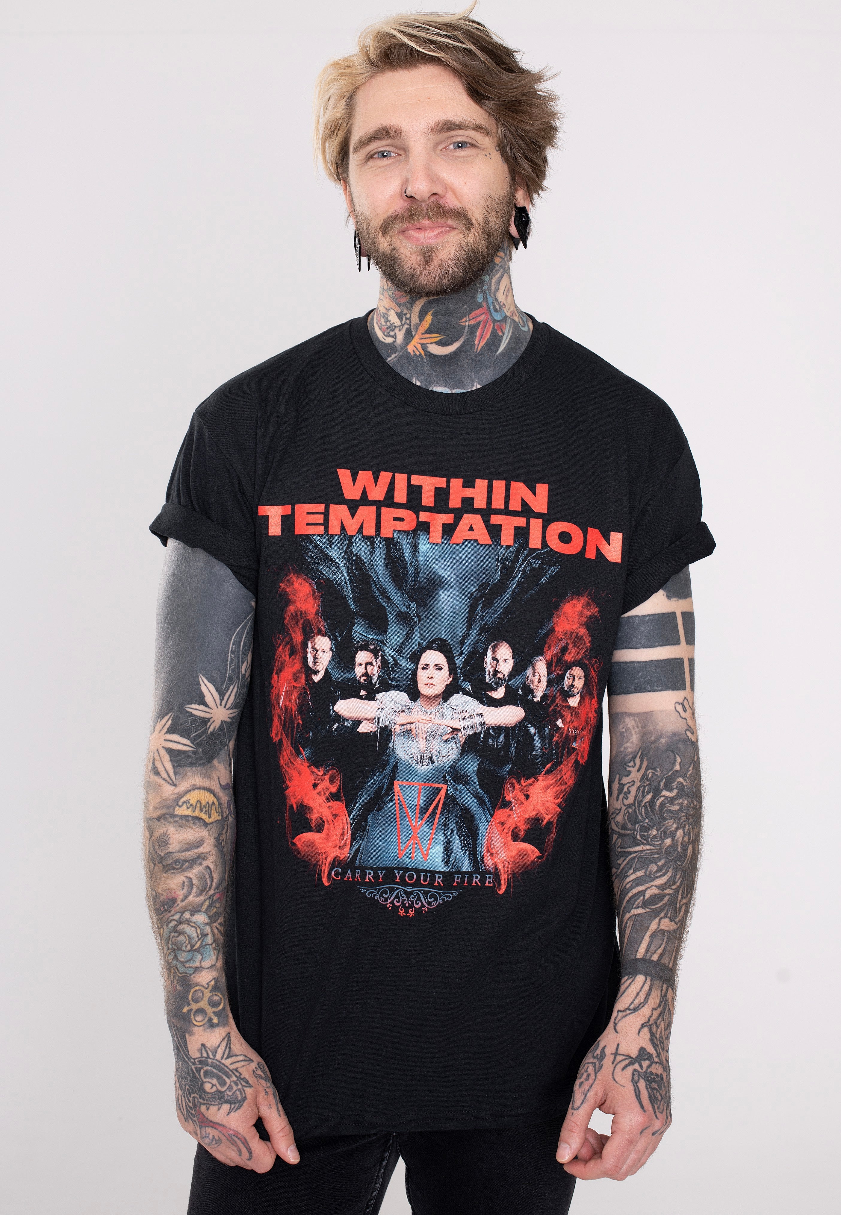 Within Temptation - Carry Fire Tour 2022 - T-Shirt | Men-Image