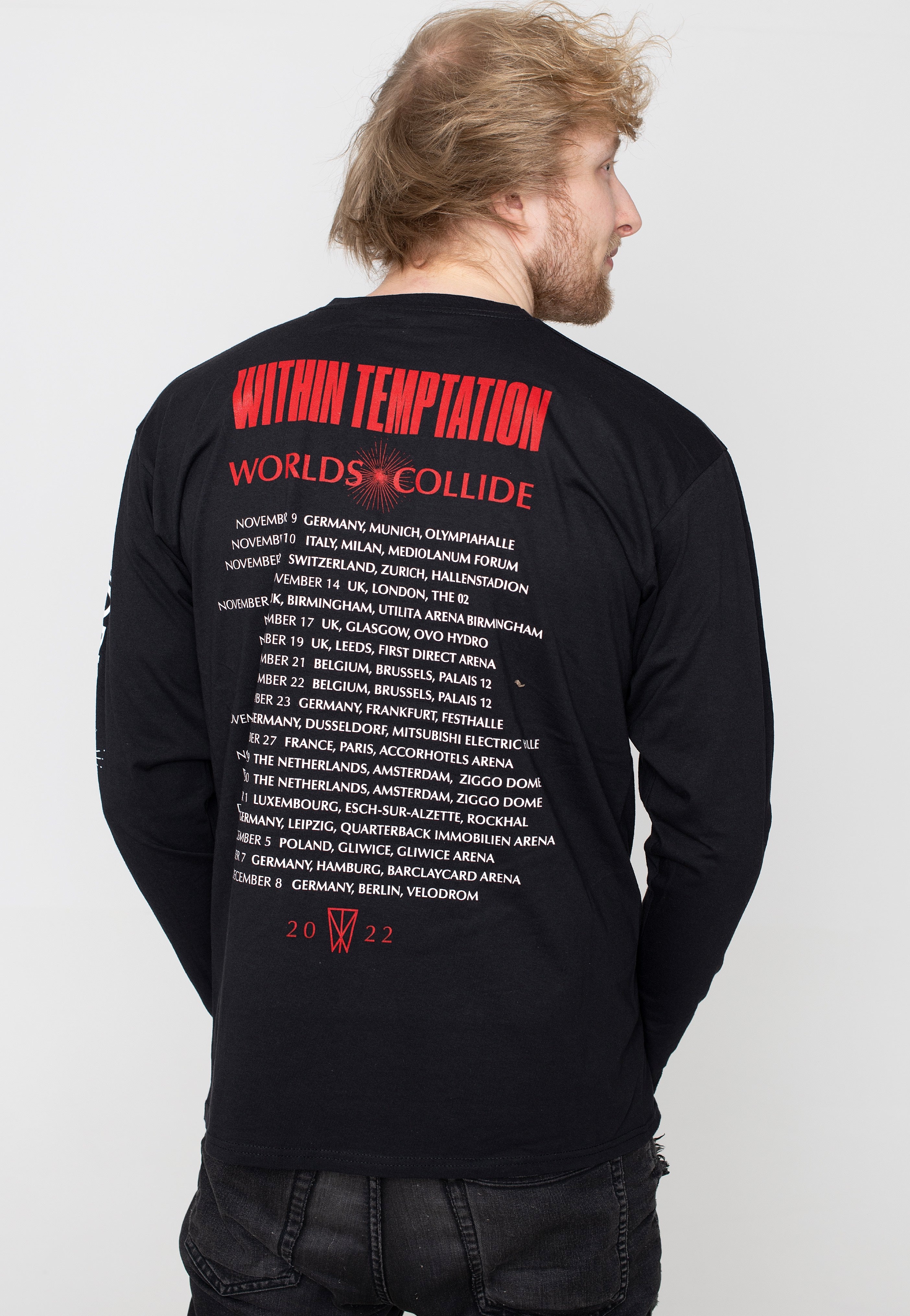 Within Temptation - Worlds Collide - Longsleeve | Men-Image