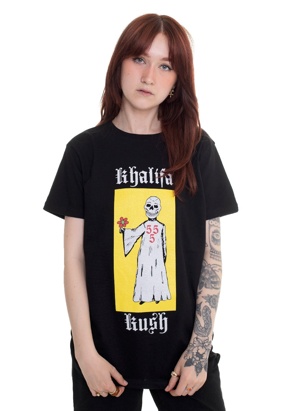 Wiz Khalifa - Reaper Flowers - T-Shirt | Women-Image