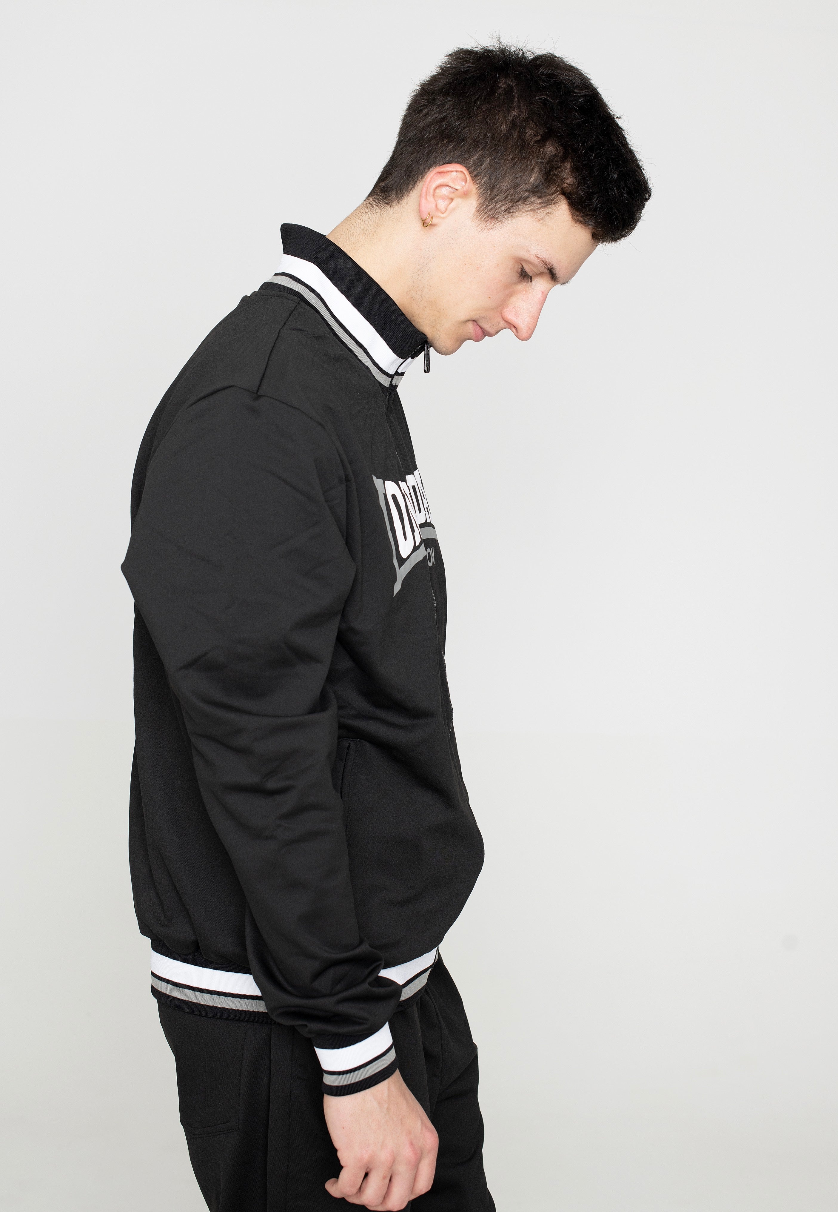 Lonsdale - Poolewe Black/White/Grey - Tracksuit | Men-Image