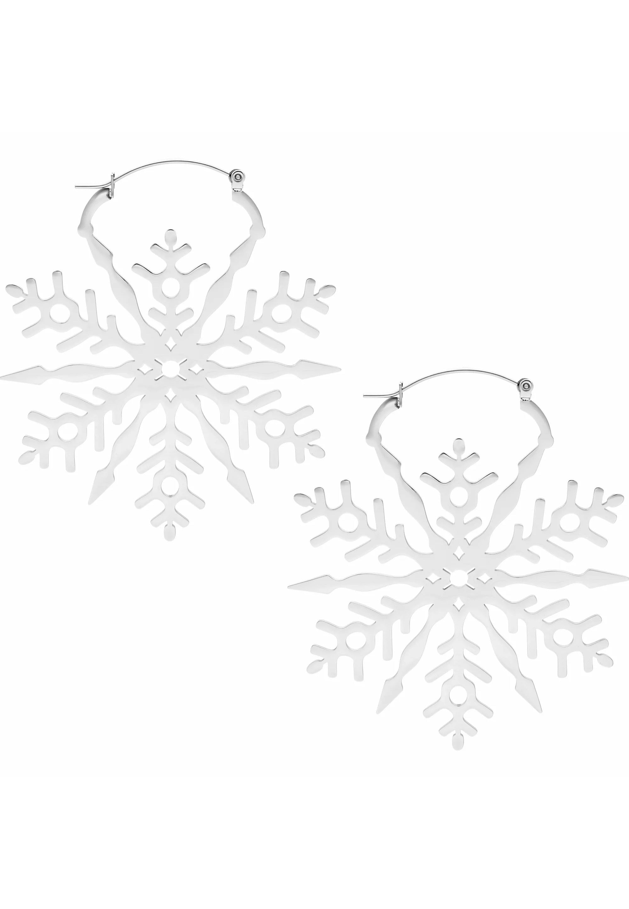 Wildcat - Snowflake Silver - Earrings | Neutral-Image