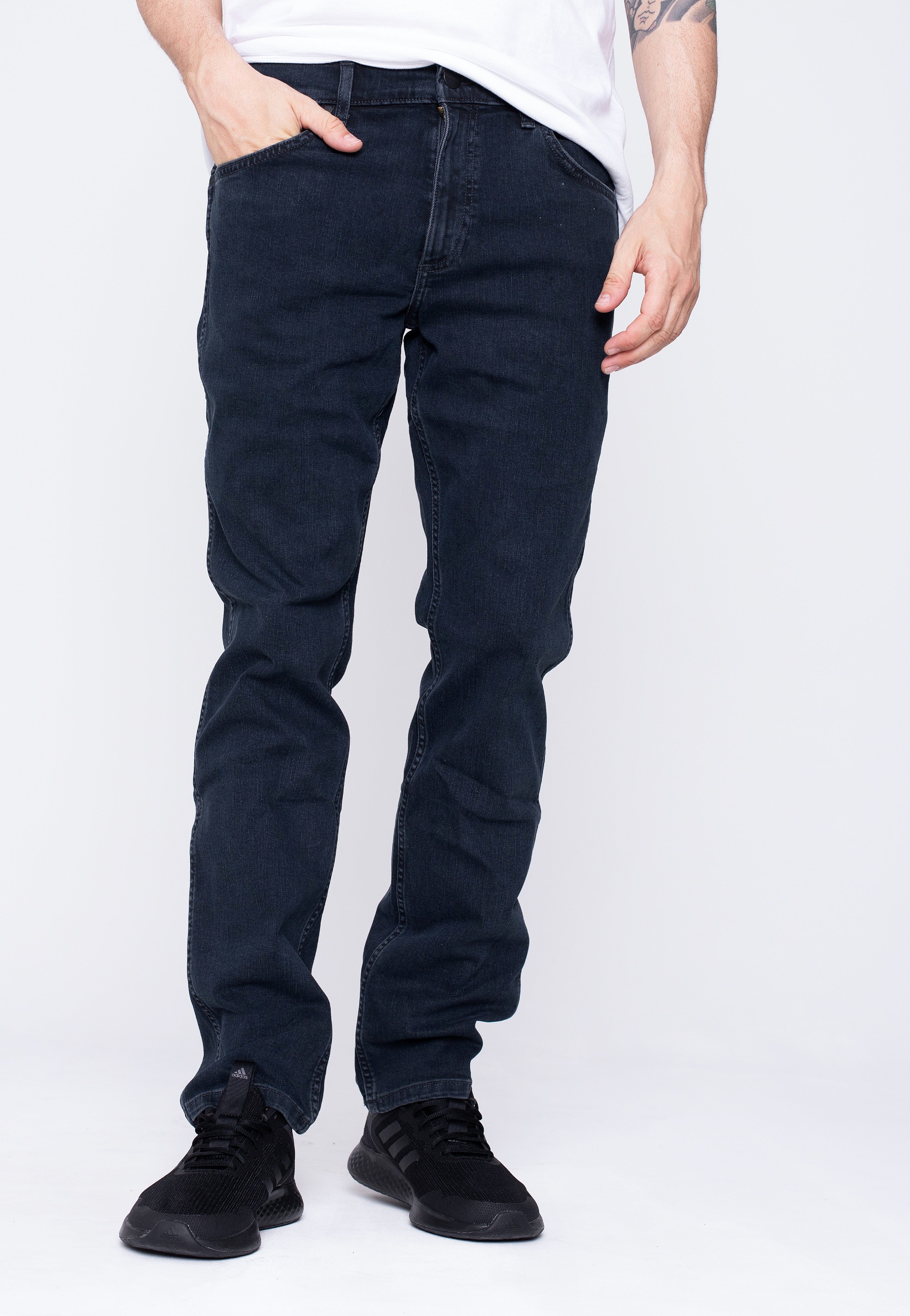 Wrangler - Greensboro Iron Blue - Jeans | Men-Image