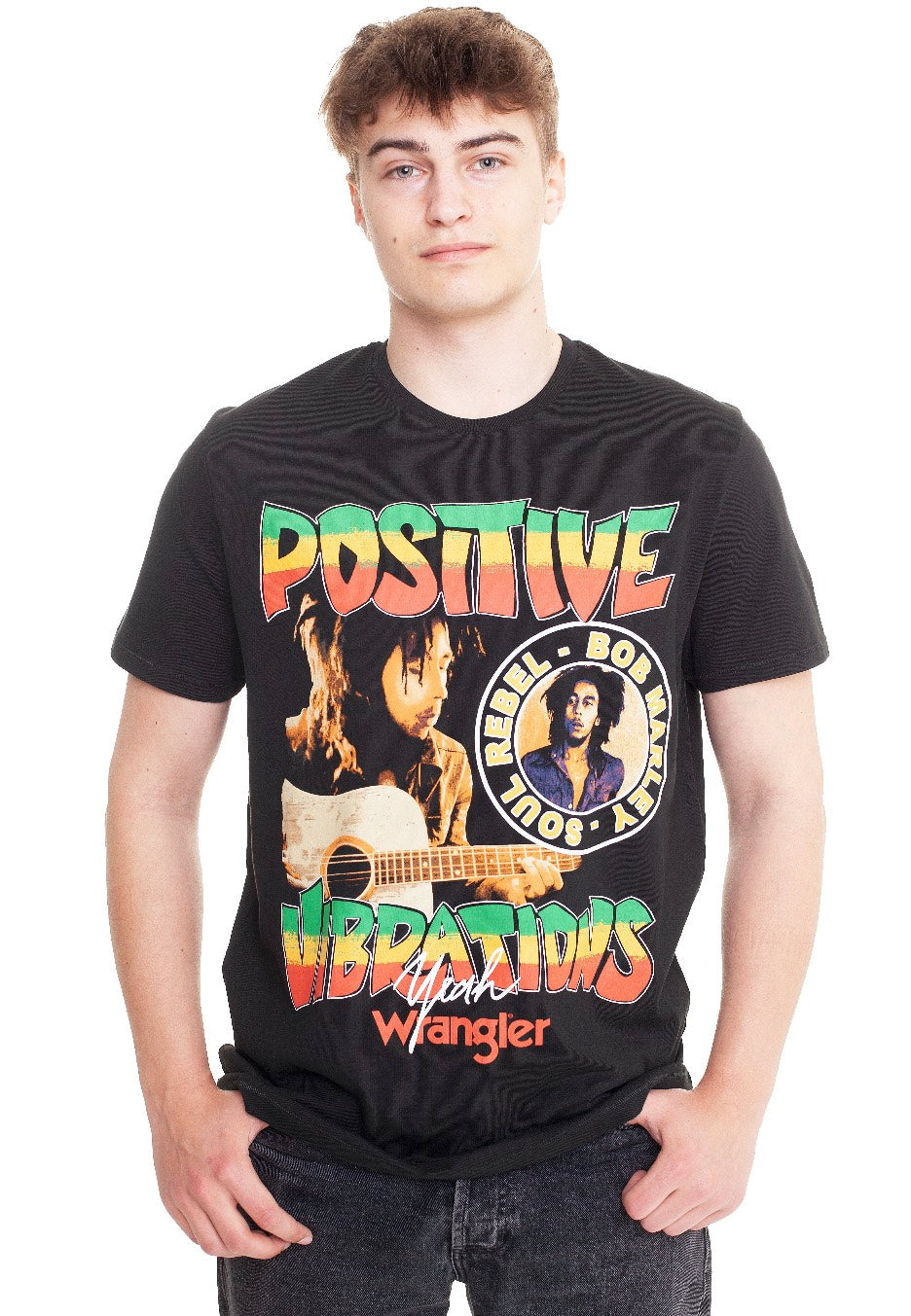 Wrangler - Vibrations Black - T-Shirt | Men-Image