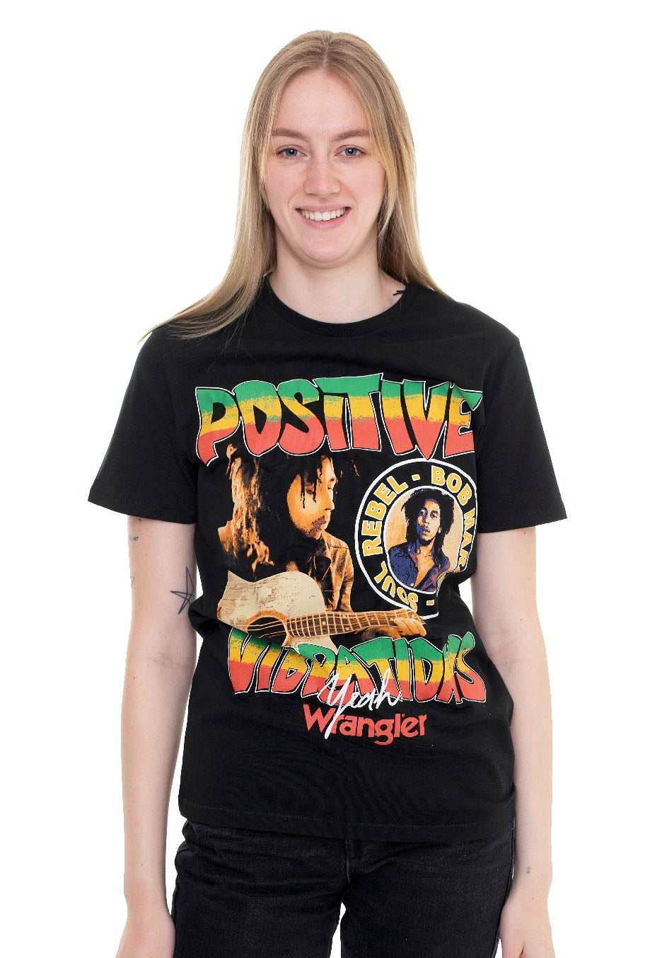 Wrangler - Vibrations Black - T-Shirt | Women-Image