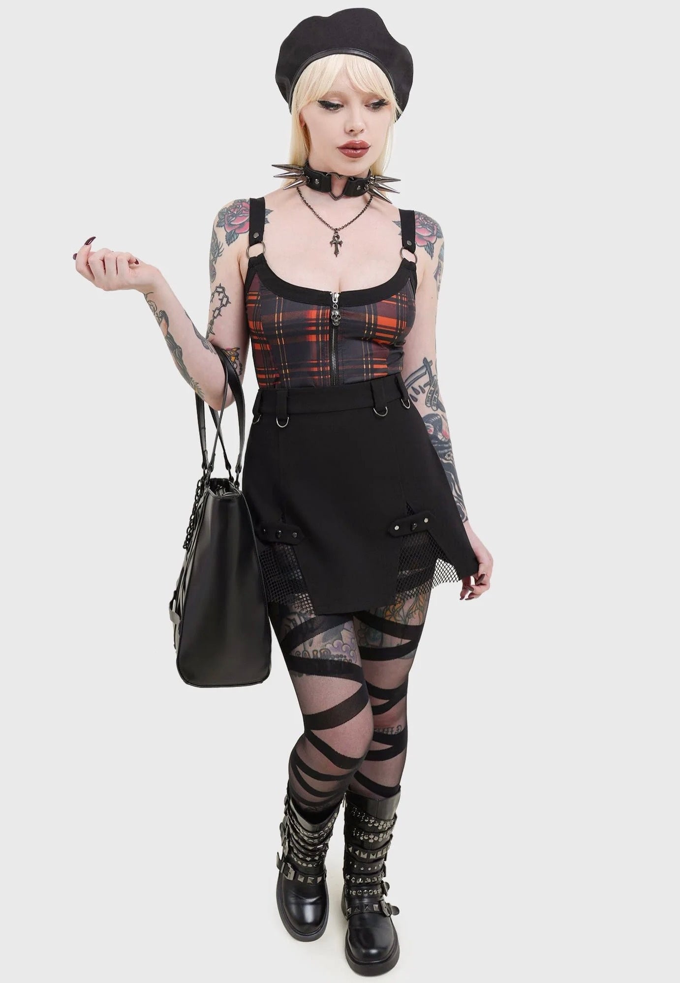 Killstar - Wrong Way Home Black - Skirt | Women-Image