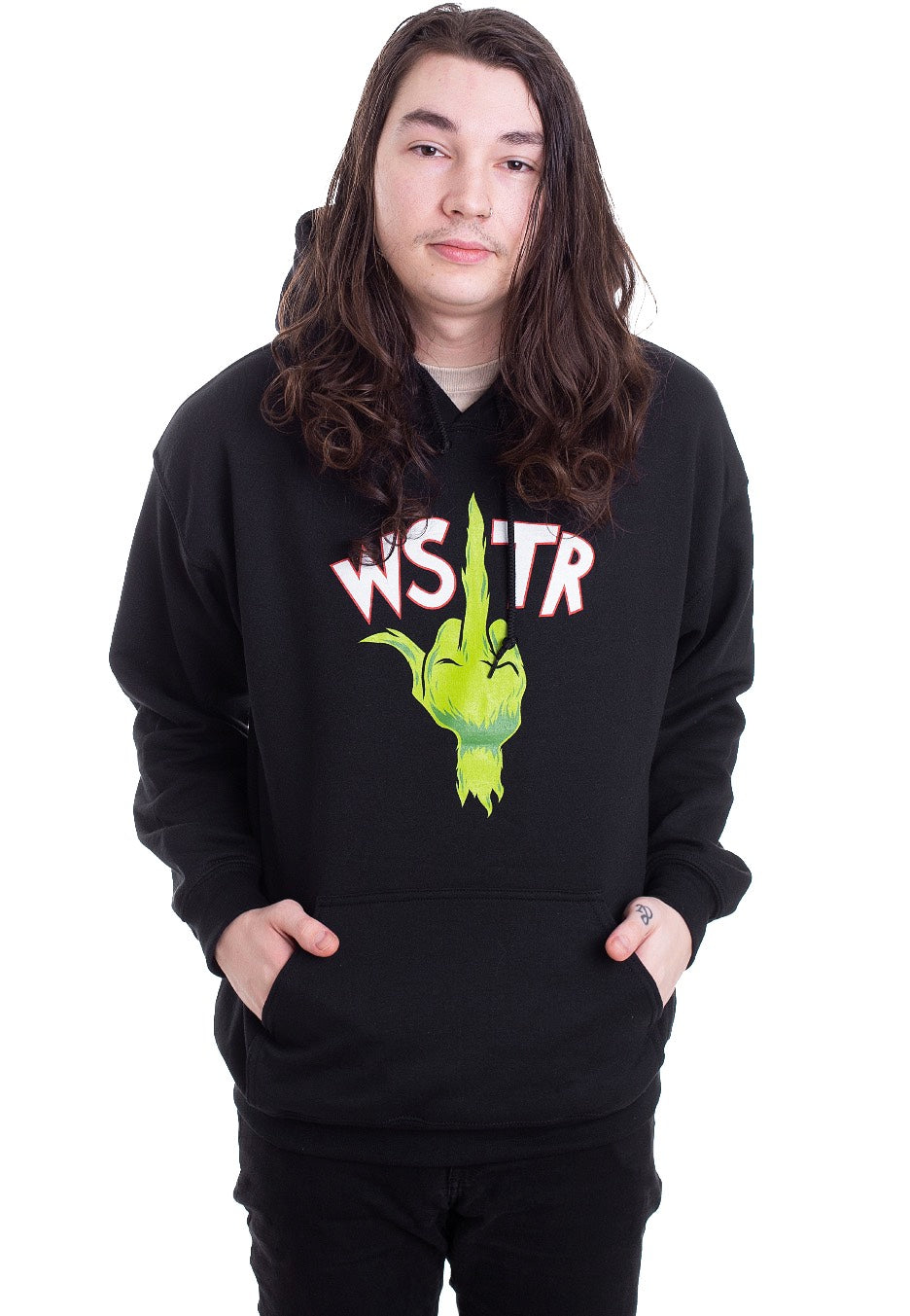 WSTR - Green Finger - Hoodie | Men-Image