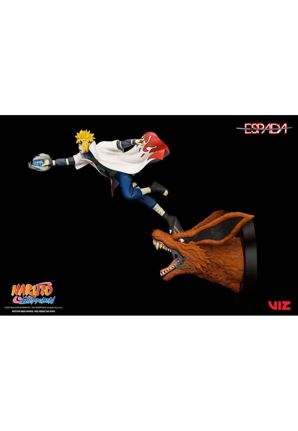 Naruto - Naruto Shippuden Minato Namikaze Vs Nine Tailed Fox 1:8 - Figure | Neutral-Image