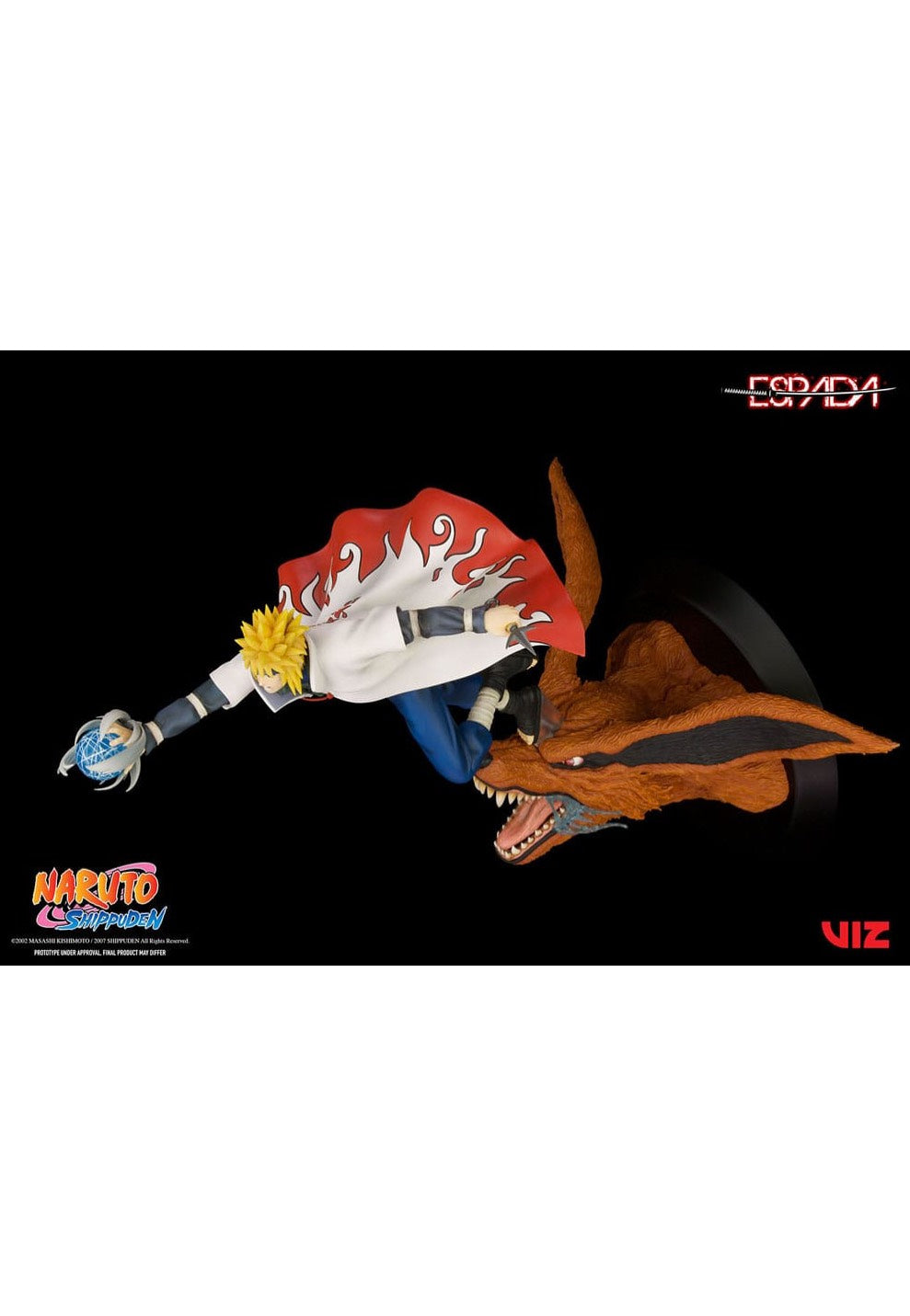 Naruto - Naruto Shippuden Minato Namikaze Vs Nine Tailed Fox 1:8 - Figure | Neutral-Image