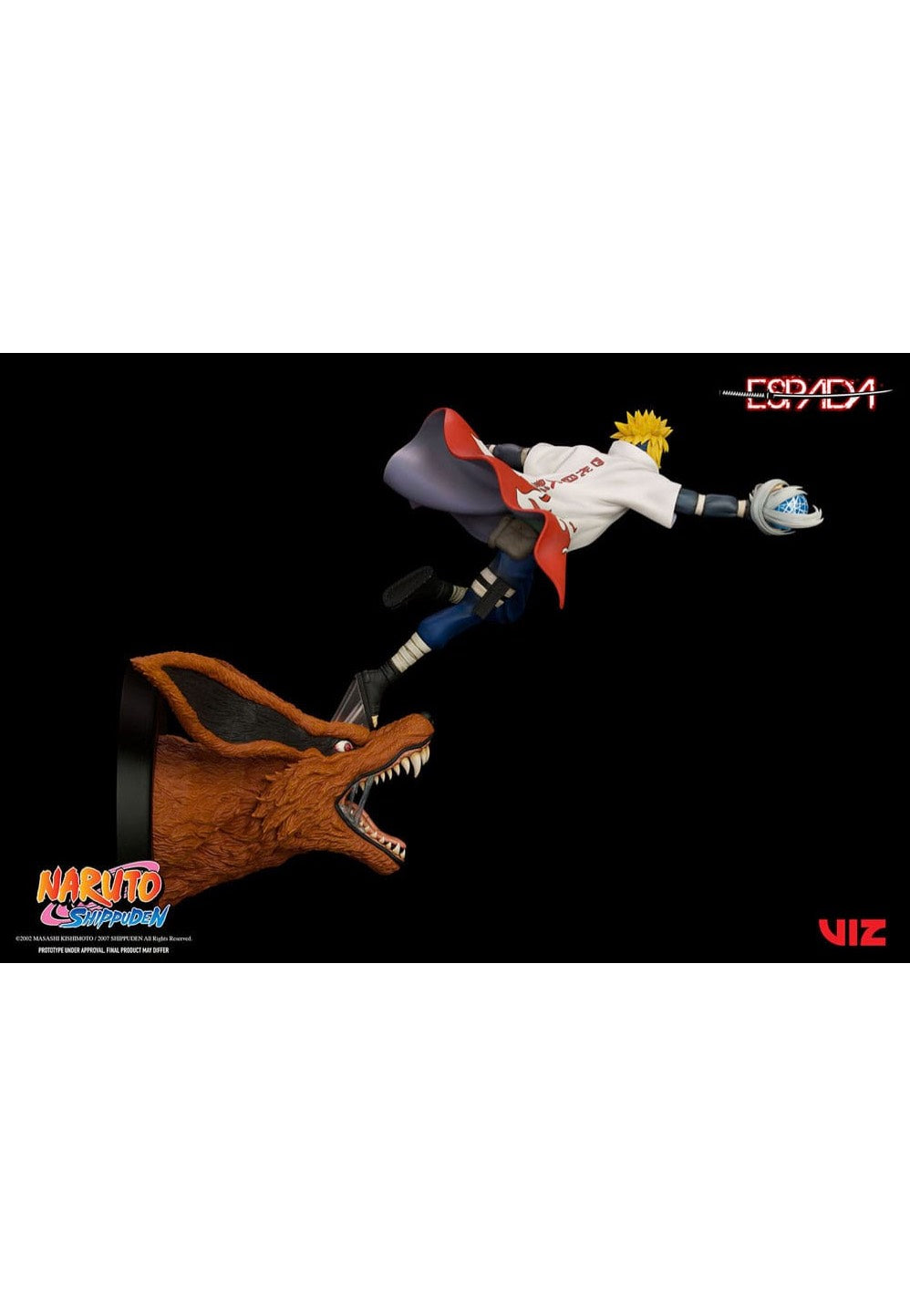 Naruto - Naruto Shippuden Minato Namikaze Vs Nine Tailed Fox 1:8 - Figure | Neutral-Image