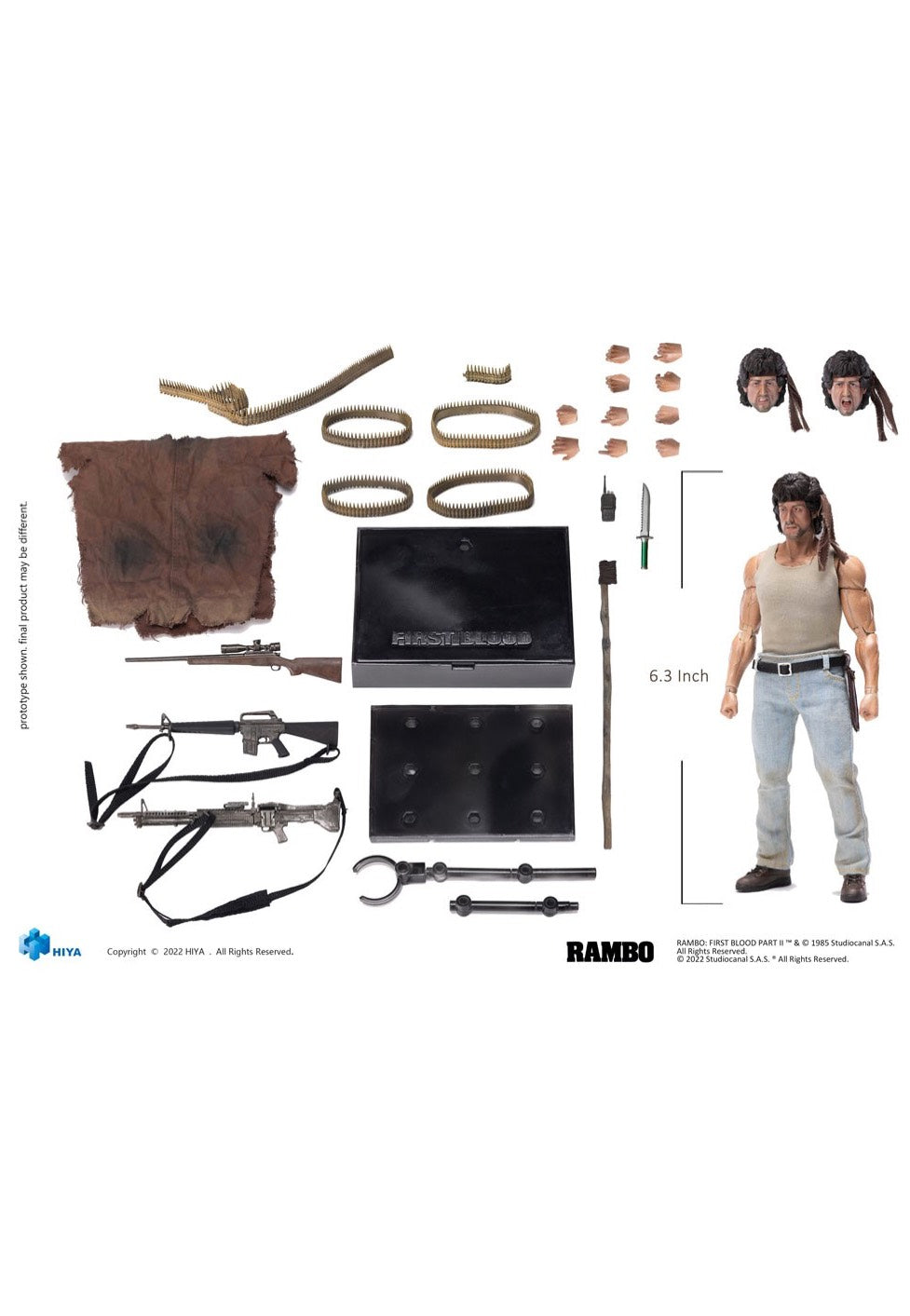 Rambo - John Rambo First Blood Exquisite Super 1/12 - Action Figure | Neutral-Image