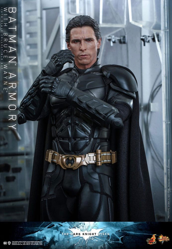 Batman - The Dark Knight Rises Batman Armory With Bruce Wayne 1:6 Movie Masterpiece - Figure | Neutral-Image