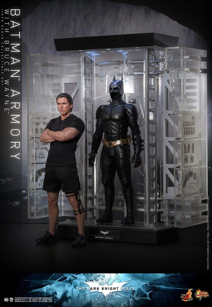 Batman - The Dark Knight Rises Batman Armory With Bruce Wayne 1:6 Movie Masterpiece - Figure | Neutral-Image