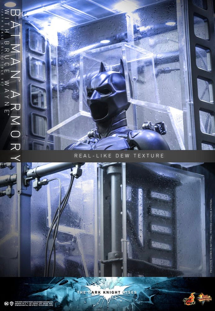 Batman - The Dark Knight Rises Batman Armory With Bruce Wayne 1:6 Movie Masterpiece - Figure | Neutral-Image