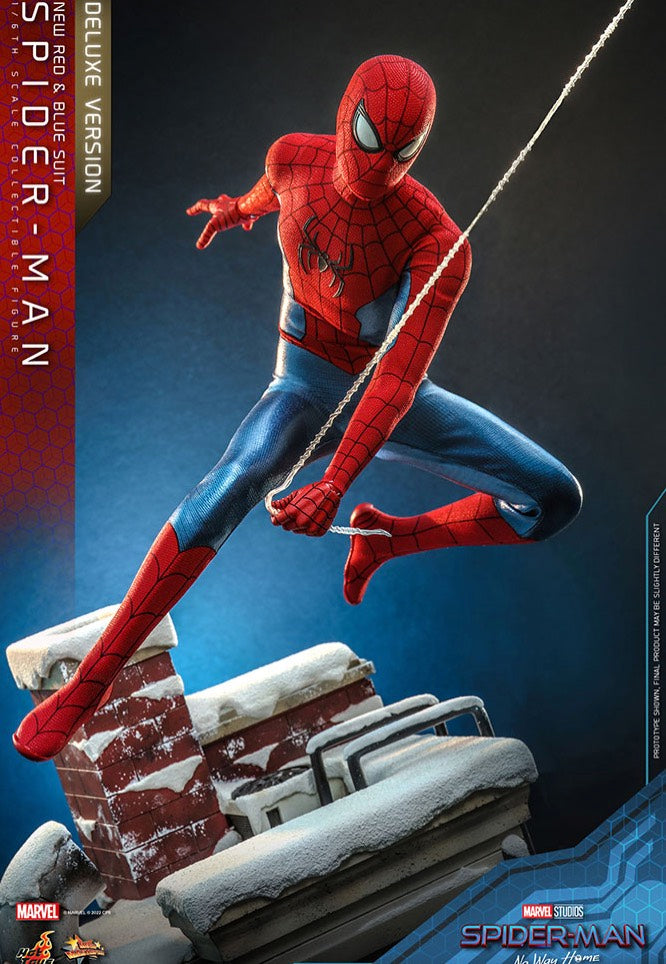 Spider-Man - No Way Home (New Red and Blue Suit) (Deluxe Version) Movie Masterpiece 1:6 - Action Figure | Neutral-Image