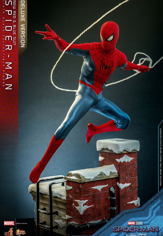 Spider-Man - No Way Home (New Red and Blue Suit) (Deluxe Version) Movie Masterpiece 1:6 - Action Figure | Neutral-Image