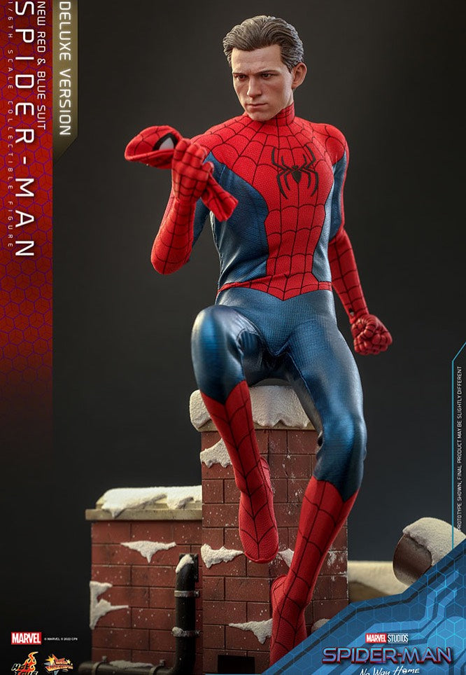 Spider-Man - No Way Home (New Red and Blue Suit) (Deluxe Version) Movie Masterpiece 1:6 - Action Figure | Neutral-Image