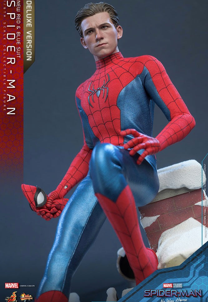 Spider-Man - No Way Home (New Red and Blue Suit) (Deluxe Version) Movie Masterpiece 1:6 - Action Figure | Neutral-Image