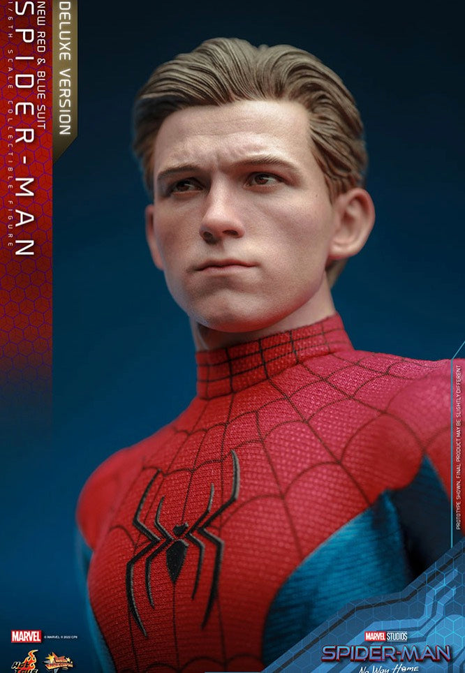 Spider-Man - No Way Home (New Red and Blue Suit) (Deluxe Version) Movie Masterpiece 1:6 - Action Figure | Neutral-Image