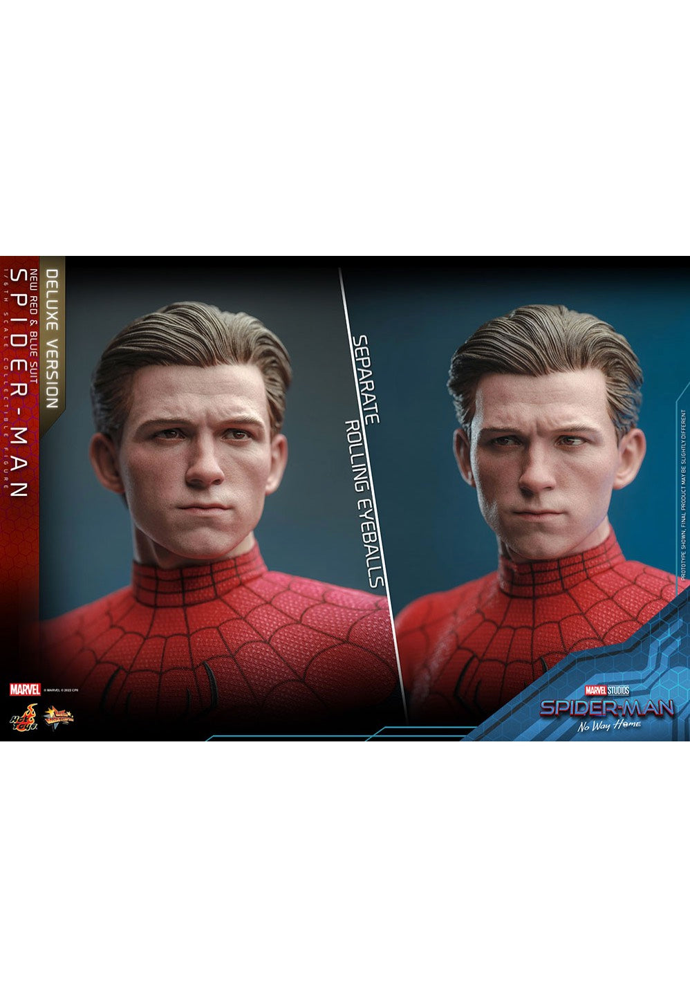 Spider-Man - No Way Home (New Red and Blue Suit) (Deluxe Version) Movie Masterpiece 1:6 - Action Figure | Neutral-Image