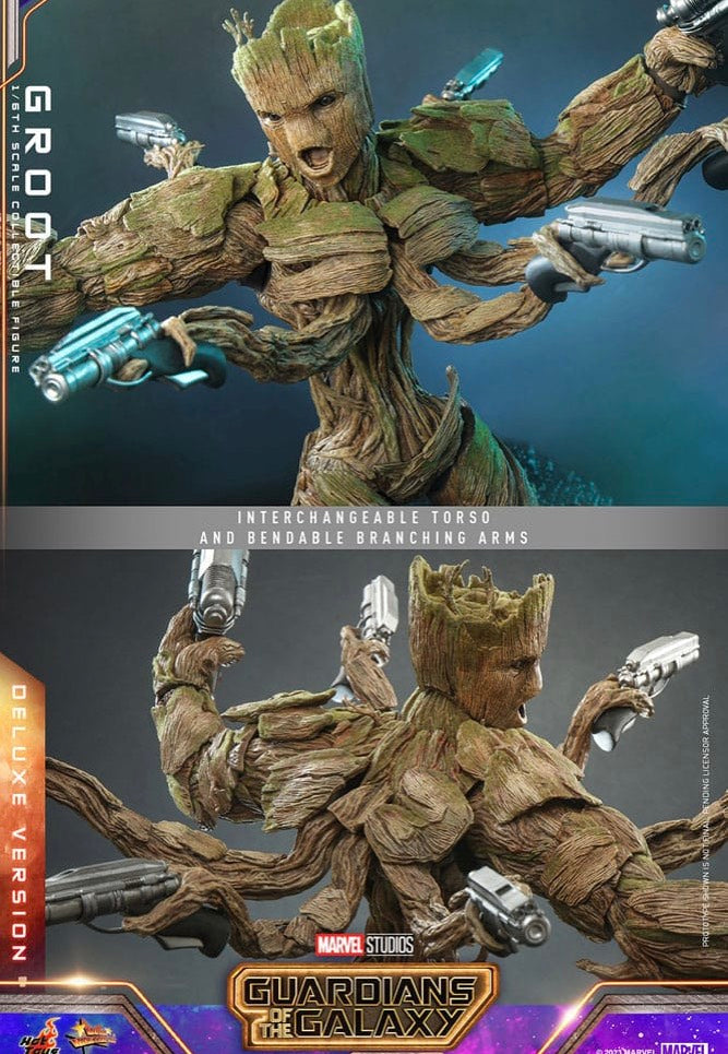 Guardians Of The Galaxy - Groot GOTG Vol. 3 (Deluxe Version) 1:6 Movie Masterpiece - Figure | Neutral-Image