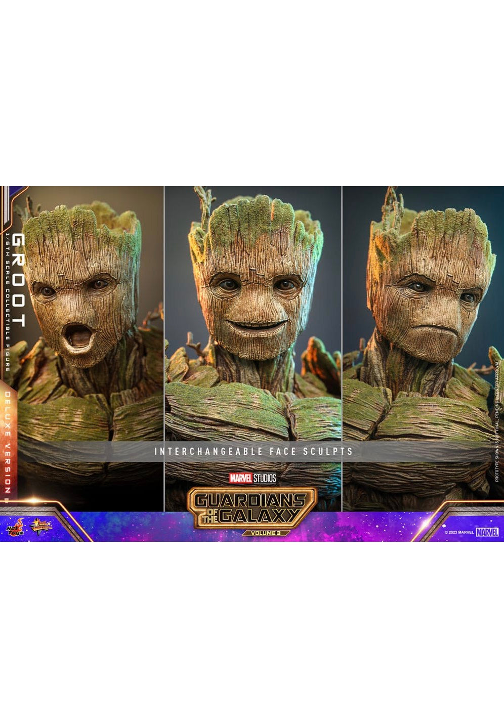 Guardians Of The Galaxy - Groot GOTG Vol. 3 (Deluxe Version) 1:6 Movie Masterpiece - Figure | Neutral-Image