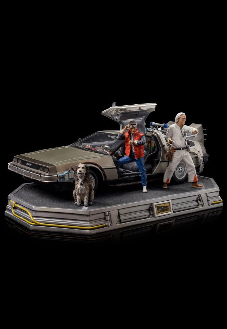 Back To The Future - DeLorean Full Set Art Scale 1:10 - Statue | Neutral-Image