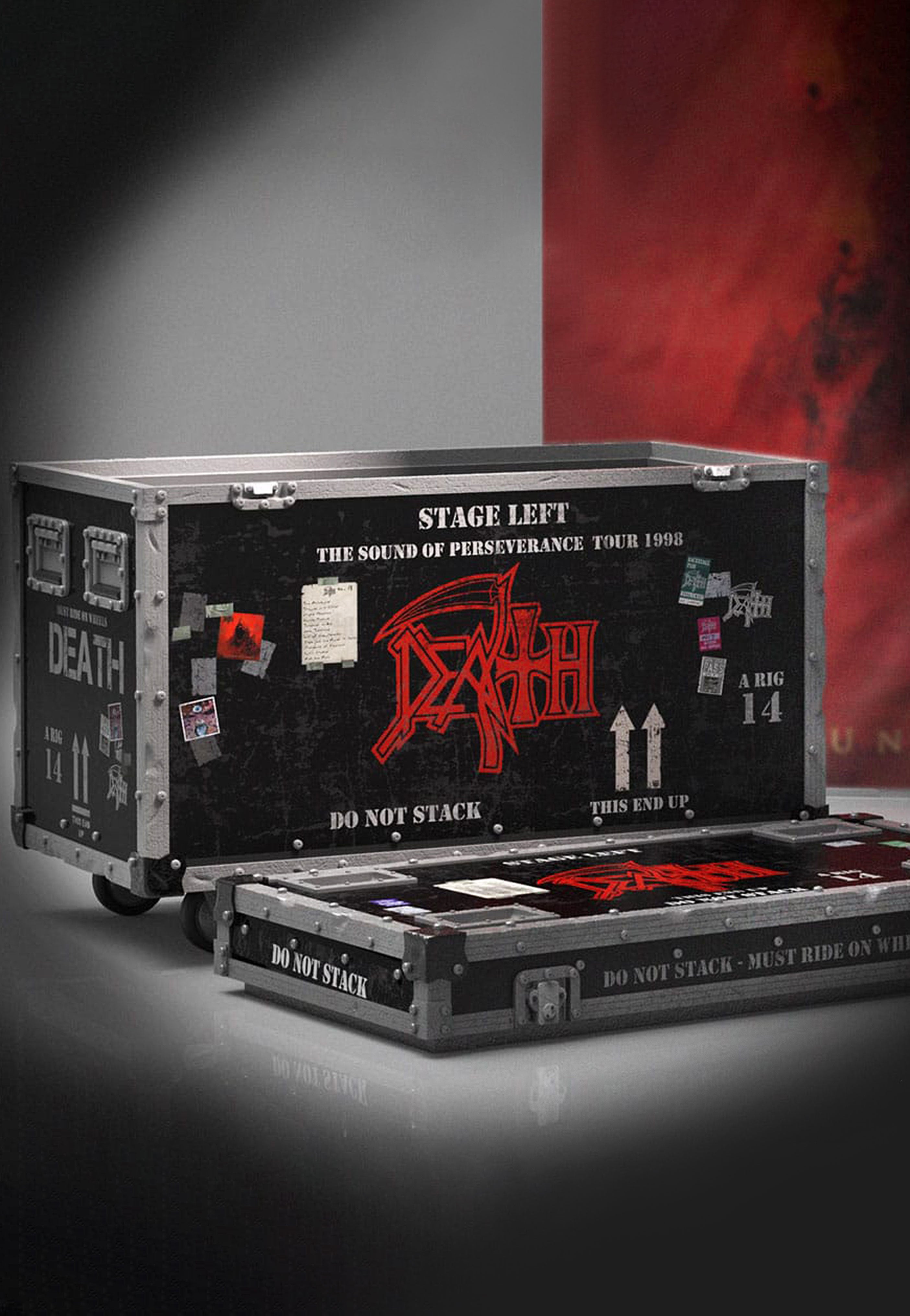 Death - Case Statue & Stage Backdrop Set The Sound of Perseverance Tour 1998 - Statue | Neutral-Image