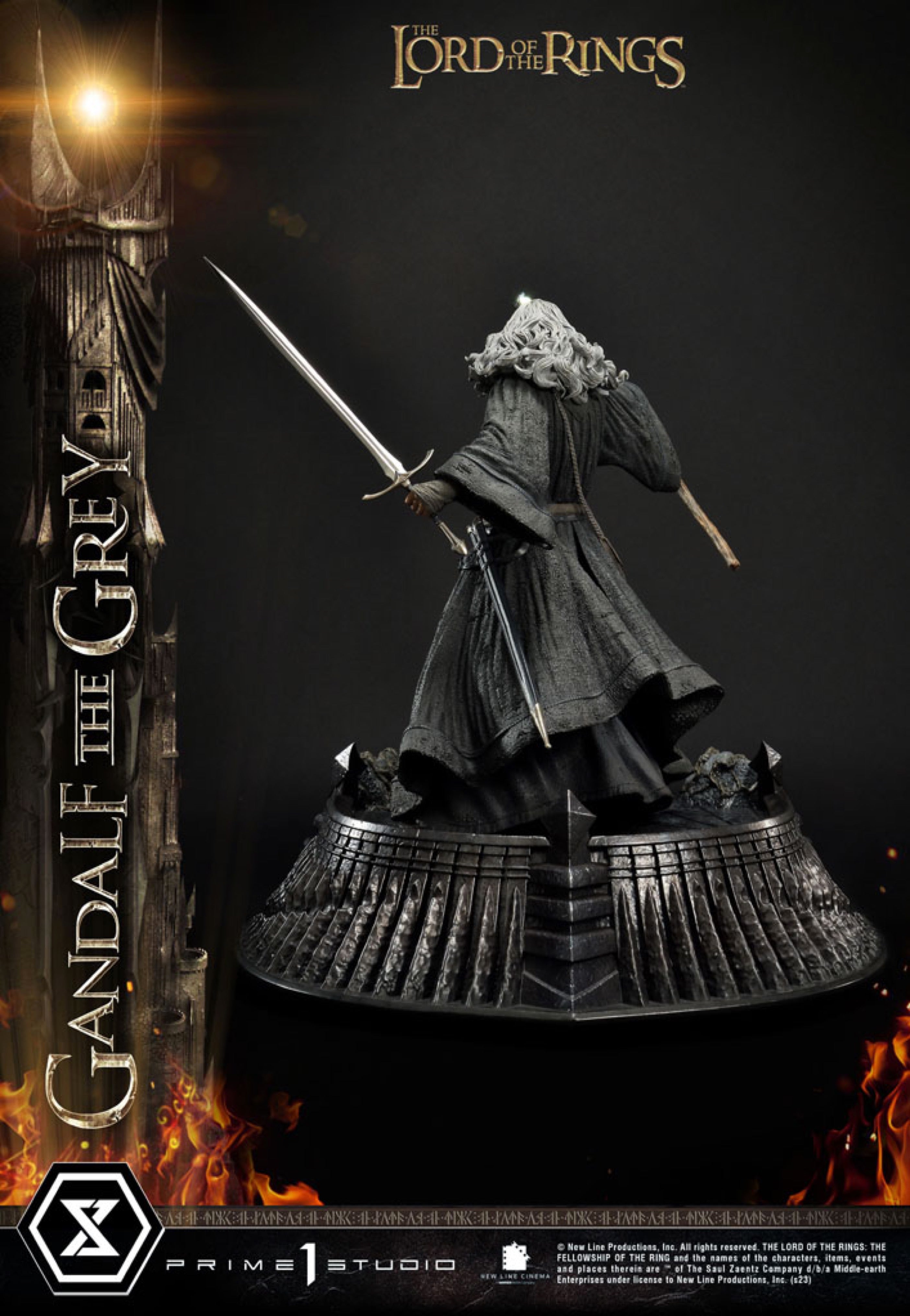 The Lord Of The Rings - Gandalf the Grey: Lord of the Rings Statue 1:4 - Statue | Neutral-Image