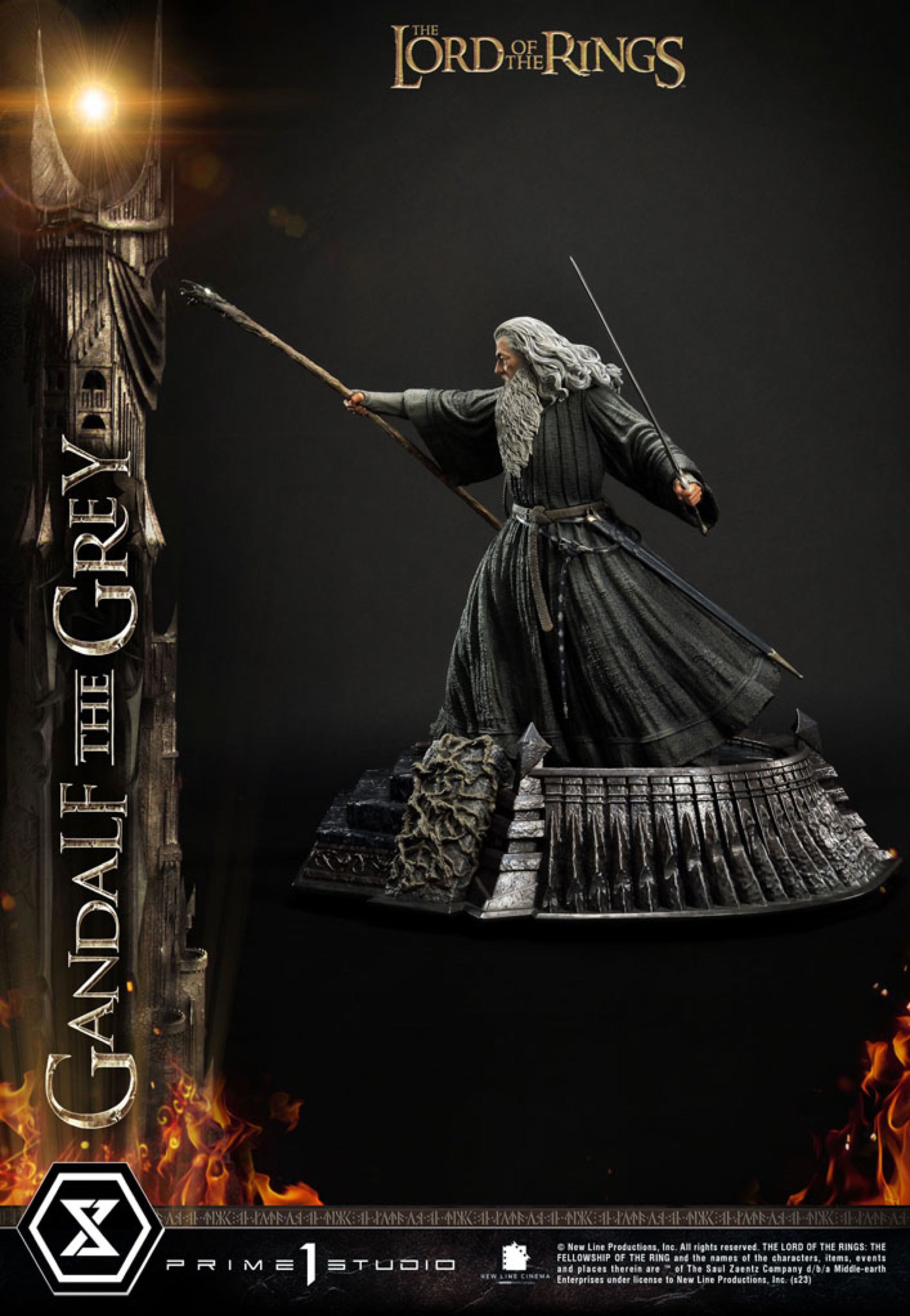 The Lord Of The Rings - Gandalf the Grey: Lord of the Rings Statue 1:4 - Statue | Neutral-Image