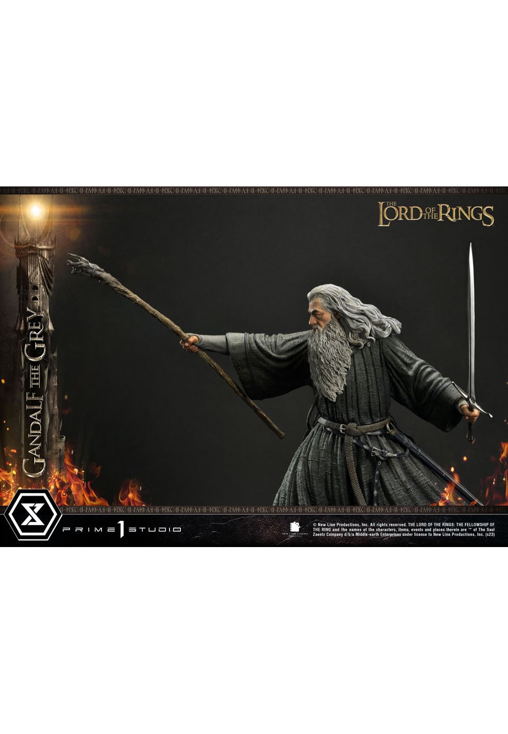 The Lord Of The Rings - Gandalf the Grey: Lord of the Rings Statue 1:4 - Statue | Neutral-Image