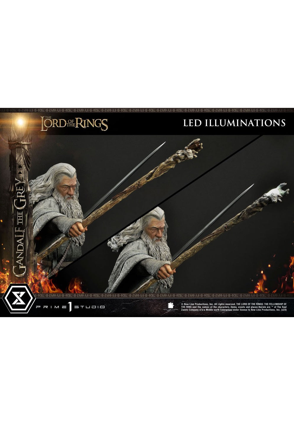 The Lord Of The Rings - Gandalf the Grey: Lord of the Rings Statue 1:4 - Statue | Neutral-Image