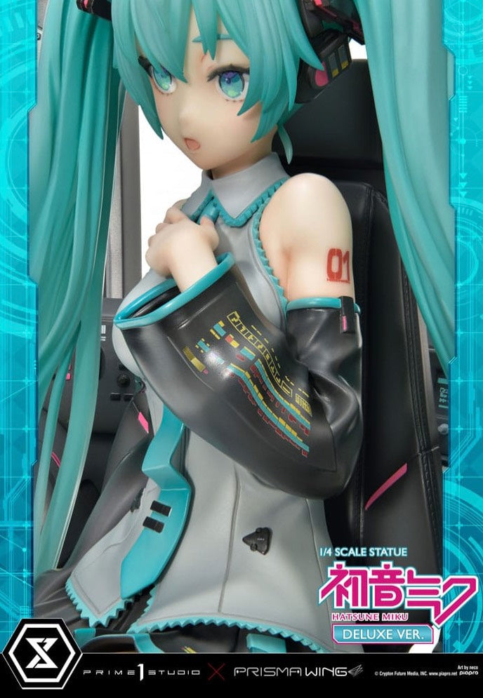 Hatsune Miku - Prisma Wing 1:4 Hatsune Miku Art by neco Deluxe Bonus - Statue | Neutral-Image