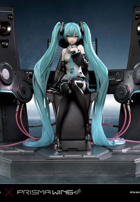 Hatsune Miku - Prisma Wing 1:4 Hatsune Miku Art by neco Deluxe Bonus - Statue | Neutral-Image