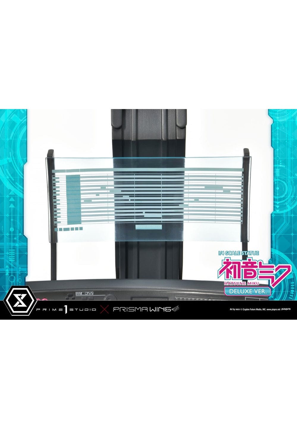 Hatsune Miku - Prisma Wing 1:4 Hatsune Miku Art by neco Deluxe Bonus - Statue | Neutral-Image