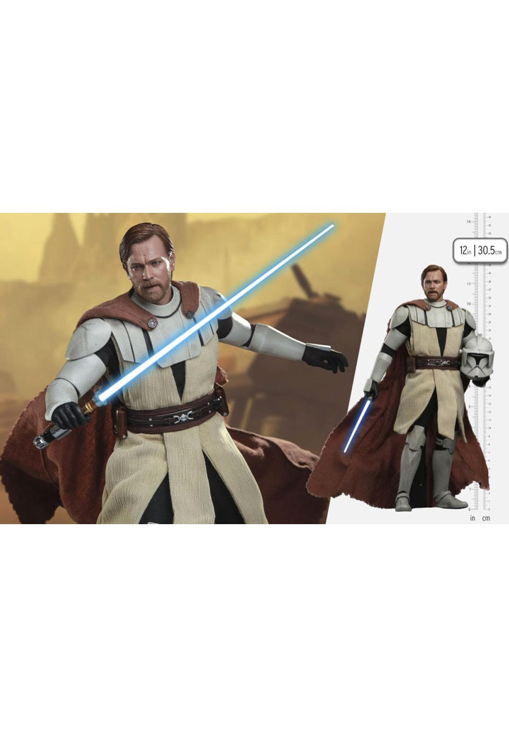 Star Wars - Star Wars The Clone Wars Obi-Wan Kenobi 1:6 - Action Figure | Neutral-Image