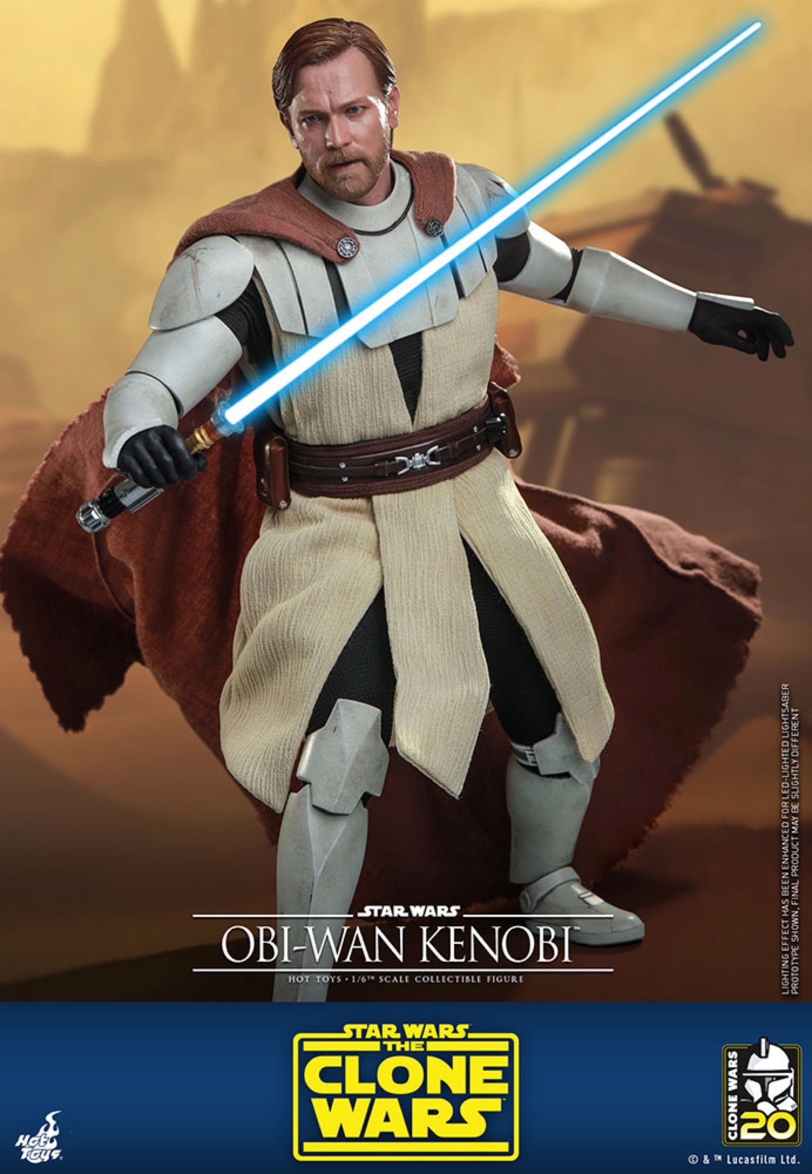 Star Wars - Star Wars The Clone Wars Obi-Wan Kenobi 1:6 - Action Figure | Neutral-Image