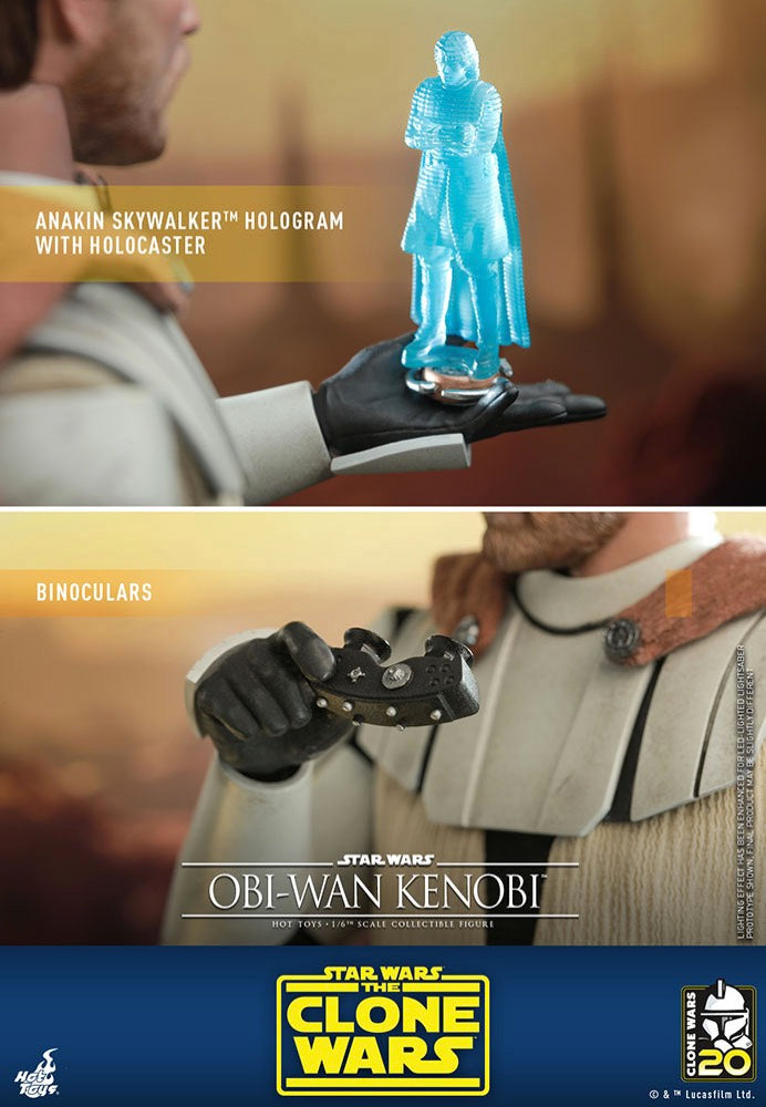 Star Wars - Star Wars The Clone Wars Obi-Wan Kenobi 1:6 - Action Figure | Neutral-Image