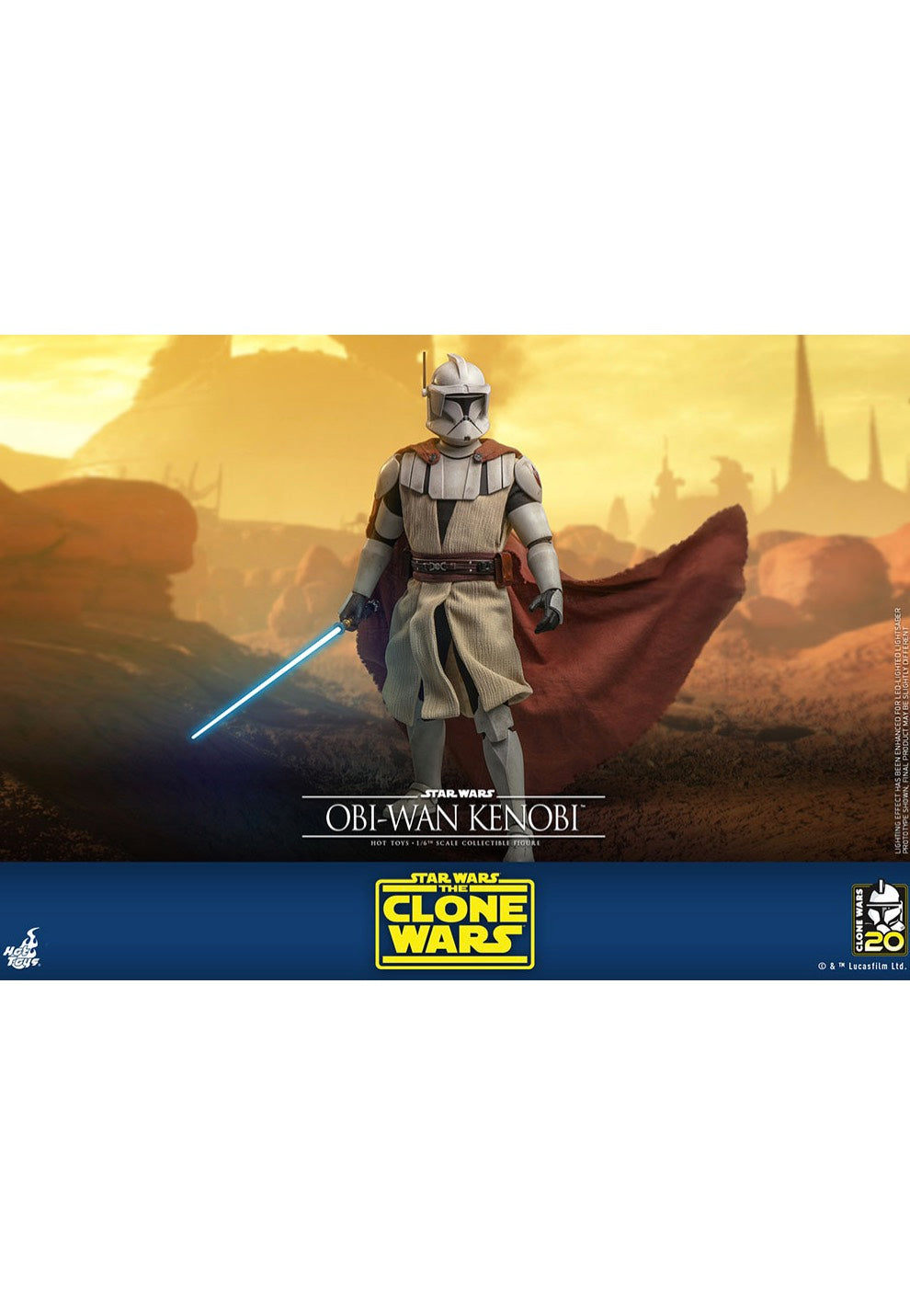 Star Wars - Star Wars The Clone Wars Obi-Wan Kenobi 1:6 - Action Figure | Neutral-Image